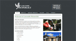 Desktop Screenshot of larcombememorials.com.au